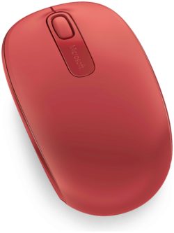 Microsoft - Wireless Mobile Mouse 1850 - Flame Red
